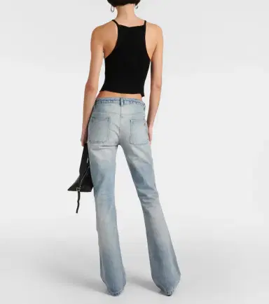 Courreges Courrèges Low-rise bootcut jeans | Thumbnail 5 Courreges Courrèges Low-rise bootcut jeans | Thumbnail 5