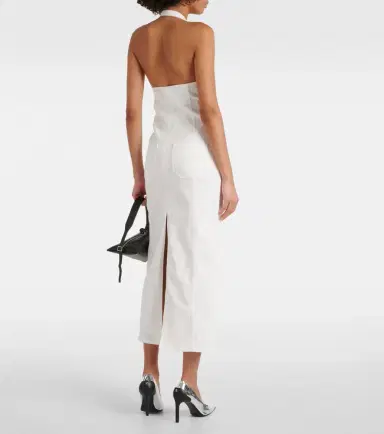 Courreges Courrèges Multiflex denim midi dress | Thumbnail 3 Courreges Courrèges Multiflex denim midi dress | Thumbnail 3