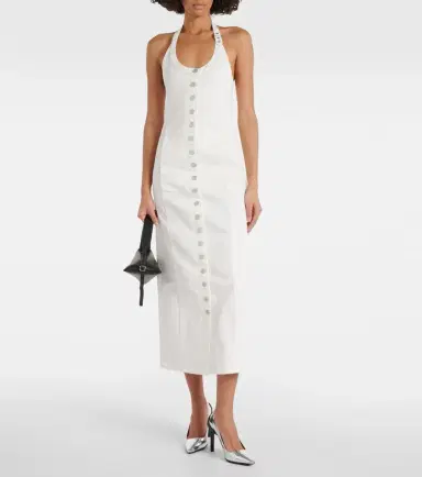 Courreges Courrèges Multiflex denim midi dress | Thumbnail 5 Courreges Courrèges Multiflex denim midi dress | Thumbnail 5