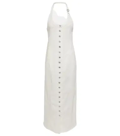Courreges Courrèges Multiflex denim midi dress | Thumbnail 1 Courreges Courrèges Multiflex denim midi dress | Thumbnail 1
