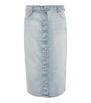 Courreges Courrèges Multiflex denim midi skirt | Thumbnail 1 Courreges Courrèges Multiflex denim midi skirt | Thumbnail 1