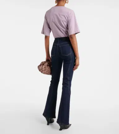 7 For All Mankind Seamed Megaflare high-rise flared jeans | Thumbnail 3 7 For All Mankind Seamed Megaflare high-rise flared jeans | Thumbnail 3