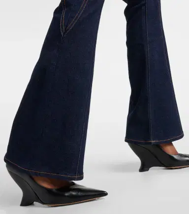 7 For All Mankind Seamed Megaflare high-rise flared jeans | Thumbnail 5 7 For All Mankind Seamed Megaflare high-rise flared jeans | Thumbnail 5
