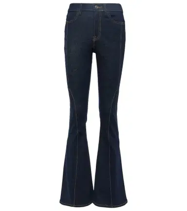 7 For All Mankind Seamed Megaflare high-rise flared jeans | Thumbnail 1 7 For All Mankind Seamed Megaflare high-rise flared jeans | Thumbnail 1