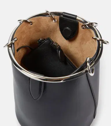 Alaïa Alaïa Ring Medium leather bucket bag | Thumbnail 3 Alaïa Alaïa Ring Medium leather bucket bag | Thumbnail 3