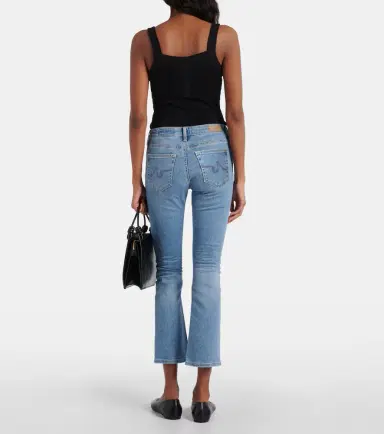 AG Jeans Jodi mid-rise cropped flared jeans | Thumbnail 2 AG Jeans Jodi mid-rise cropped flared jeans | Thumbnail 2