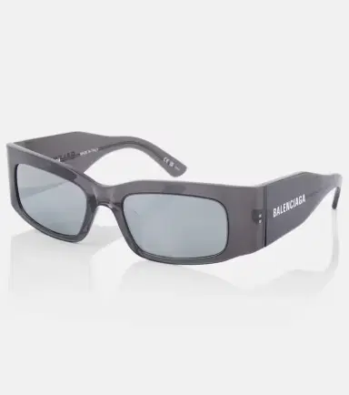 Balenciaga Logo rectangular sunglasses | Thumbnail 4 Balenciaga Logo rectangular sunglasses | Thumbnail 4