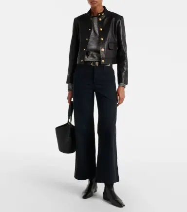 Nili Lotan Leon cotton wide-leg pants | Thumbnail 4 Nili Lotan Leon cotton wide-leg pants | Thumbnail 4
