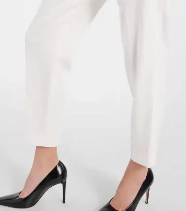 Veronica Beard Sofia high-rise linen-blend tapered pants | Thumbnail 6 Veronica Beard Sofia high-rise linen-blend tapered pants | Thumbnail 6