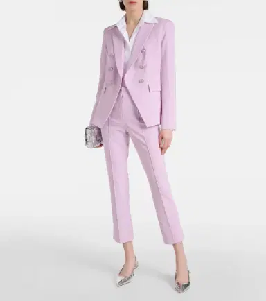 Veronica Beard Kean cropped high-rise slim pants | Thumbnail 5 Veronica Beard Kean cropped high-rise slim pants | Thumbnail 5