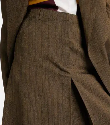 Dries Van Noten Cotton and silk-blend midi skirt | Thumbnail 2 Dries Van Noten Cotton and silk-blend midi skirt | Thumbnail 2