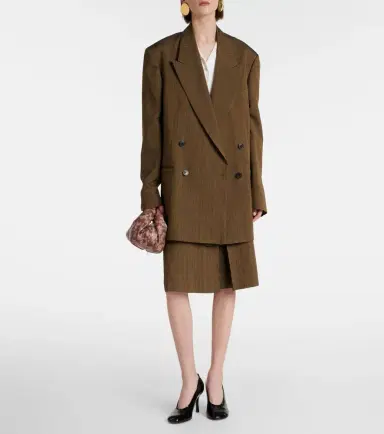 Dries Van Noten Cotton and silk-blend midi skirt | Thumbnail 4 Dries Van Noten Cotton and silk-blend midi skirt | Thumbnail 4