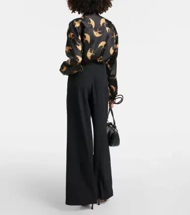 Dries Van Noten Pleated wool-blend pants | Thumbnail 3 Dries Van Noten Pleated wool-blend pants | Thumbnail 3