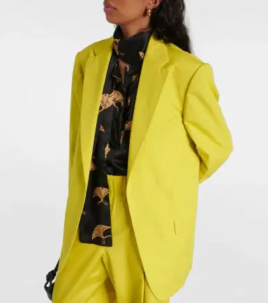 Dries Van Noten Oversized cotton poplin blazer | Thumbnail 6 Dries Van Noten Oversized cotton poplin blazer | Thumbnail 6