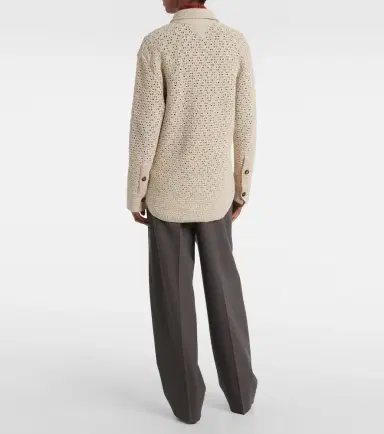 Bottega Veneta Cotton crochet shirt | Thumbnail 3 Bottega Veneta Cotton crochet shirt | Thumbnail 3