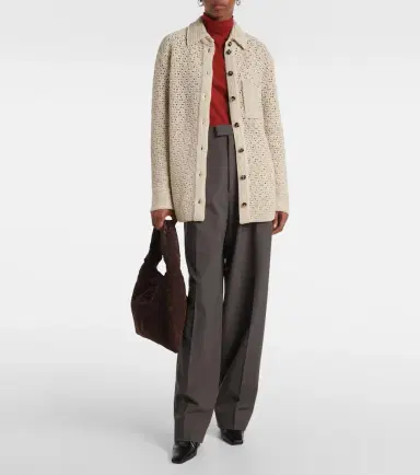 Bottega Veneta Cotton crochet shirt | Thumbnail 7 Bottega Veneta Cotton crochet shirt | Thumbnail 7