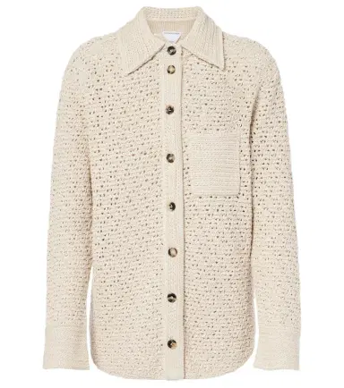 Bottega Veneta Cotton crochet shirt | Thumbnail 1 Bottega Veneta Cotton crochet shirt | Thumbnail 1