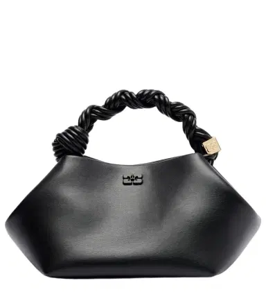 Ganni Bou Small leather tote bag | Thumbnail 1 Ganni Bou Small leather tote bag | Thumbnail 1