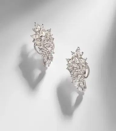 Yeprem Y-Not 18kt white gold earrings with diamonds | Thumbnail 3 Yeprem Y-Not 18kt white gold earrings with diamonds | Thumbnail 3