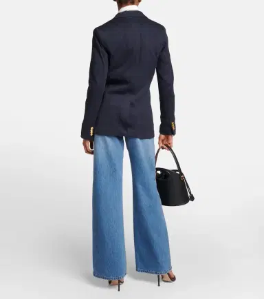 Polo Ralph Lauren Embroidered cotton-blend blazer | Thumbnail 3 Polo Ralph Lauren Embroidered cotton-blend blazer | Thumbnail 3