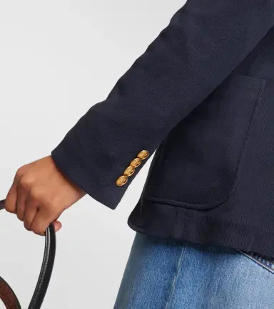 Polo Ralph Lauren Embroidered cotton-blend blazer | Thumbnail 4 Polo Ralph Lauren Embroidered cotton-blend blazer | Thumbnail 4
