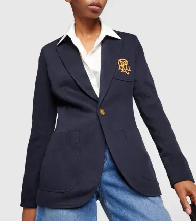 Polo Ralph Lauren Embroidered cotton-blend blazer | Thumbnail 6 Polo Ralph Lauren Embroidered cotton-blend blazer | Thumbnail 6