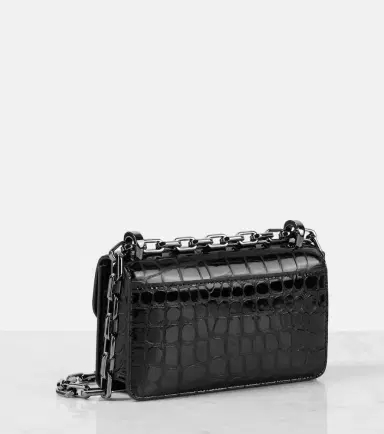 Christian Louboutin Loubi54 croc-effect leather shoulder bag | Thumbnail 3 Christian Louboutin Loubi54 croc-effect leather shoulder bag | Thumbnail 3