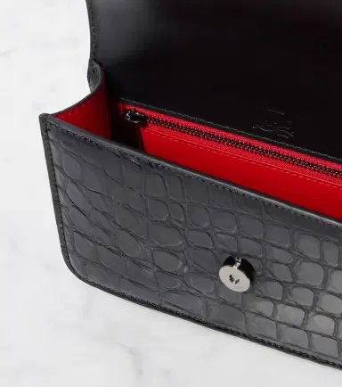 Christian Louboutin Loubi54 croc-effect leather shoulder bag | Thumbnail 4 Christian Louboutin Loubi54 croc-effect leather shoulder bag | Thumbnail 4