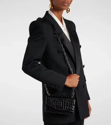 Christian Louboutin Loubi54 croc-effect leather shoulder bag | Thumbnail 5 Christian Louboutin Loubi54 croc-effect leather shoulder bag | Thumbnail 5
