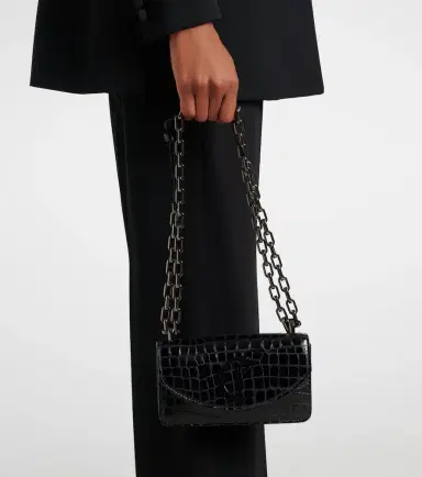 Christian Louboutin Loubi54 croc-effect leather shoulder bag | Thumbnail 6 Christian Louboutin Loubi54 croc-effect leather shoulder bag | Thumbnail 6