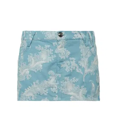 Vivienne Westwood Foam jacquard denim miniskirt | Thumbnail 1 Vivienne Westwood Foam jacquard denim miniskirt | Thumbnail 1