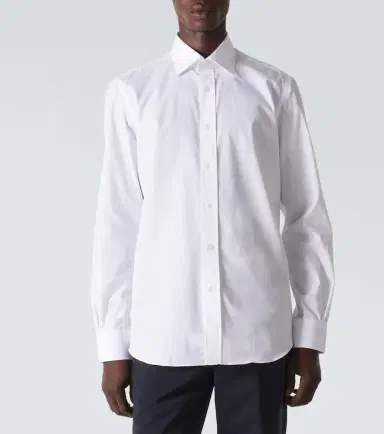 Thom Sweeney Lecce cotton poplin shirt | Thumbnail 6 Thom Sweeney Lecce cotton poplin shirt | Thumbnail 6