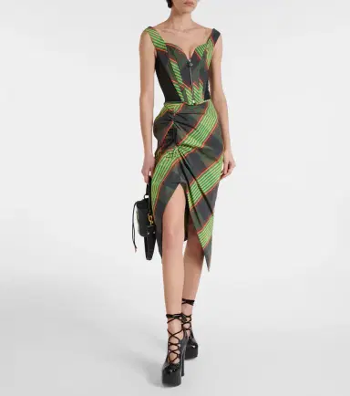 Vivienne Westwood Classic tartan cotton and linen corset | Thumbnail 4 Vivienne Westwood Classic tartan cotton and linen corset | Thumbnail 4