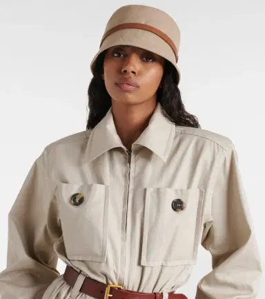 Saint Laurent Cassandre canvas bucket hat | Thumbnail 4 Saint Laurent Cassandre canvas bucket hat | Thumbnail 4