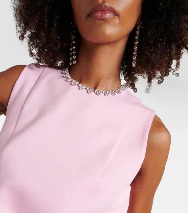 Area Crystal-embellished cutout minidress | Thumbnail 4 Area Crystal-embellished cutout minidress | Thumbnail 4