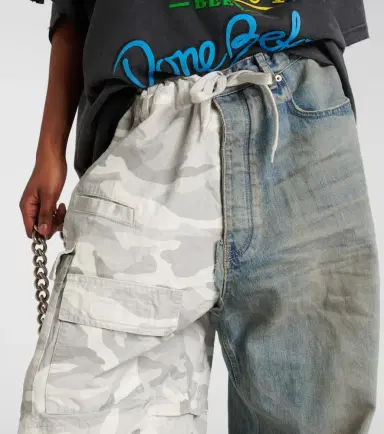 Balenciaga Cotton ripstop and denim cargo pants | Thumbnail 2 Balenciaga Cotton ripstop and denim cargo pants | Thumbnail 2