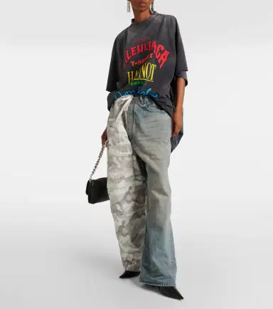 Balenciaga Cotton ripstop and denim cargo pants | Thumbnail 3 Balenciaga Cotton ripstop and denim cargo pants | Thumbnail 3