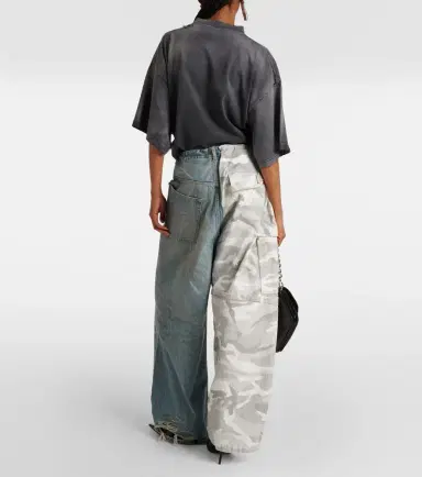 Balenciaga Cotton ripstop and denim cargo pants | Thumbnail 4 Balenciaga Cotton ripstop and denim cargo pants | Thumbnail 4