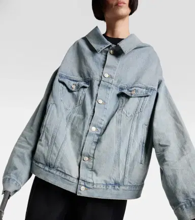 Balenciaga Oversized denim jacket | Thumbnail 2 Balenciaga Oversized denim jacket | Thumbnail 2