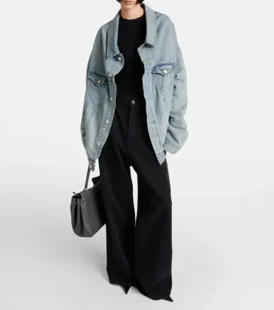 Balenciaga Oversized denim jacket | Thumbnail 4 Balenciaga Oversized denim jacket | Thumbnail 4
