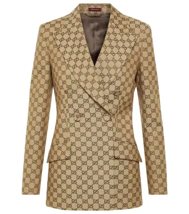Gucci GG Canvas double-breasted blazer | Thumbnail 1 Gucci GG Canvas double-breasted blazer | Thumbnail 1