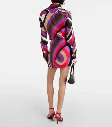 Pucci Iride silk miniskirt | Thumbnail 3 Pucci Iride silk miniskirt | Thumbnail 3