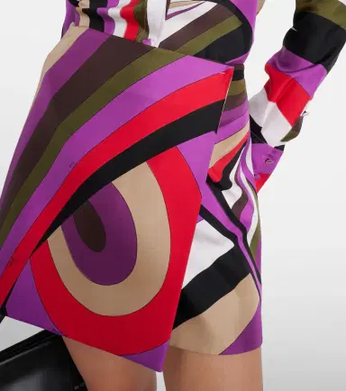 Pucci Iride silk miniskirt | Thumbnail 4 Pucci Iride silk miniskirt | Thumbnail 4