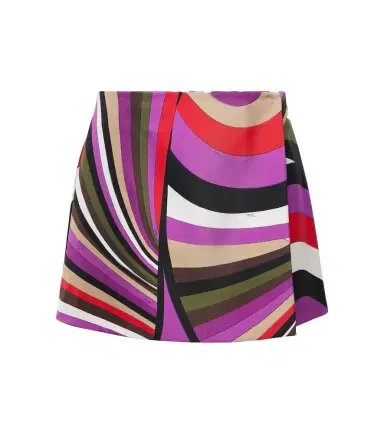 Pucci Iride silk miniskirt | Thumbnail 1 Pucci Iride silk miniskirt | Thumbnail 1