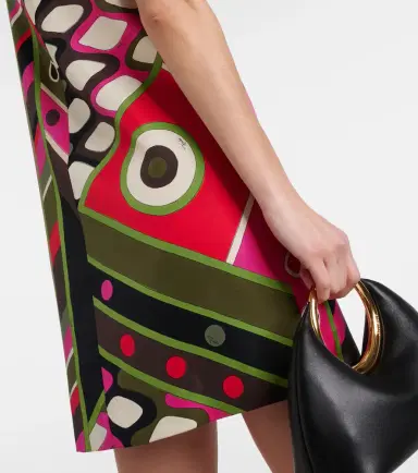 Pucci Vivara silk twill minidress | Thumbnail 4 Pucci Vivara silk twill minidress | Thumbnail 4