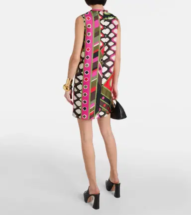Pucci Vivara silk twill minidress | Thumbnail 5 Pucci Vivara silk twill minidress | Thumbnail 5
