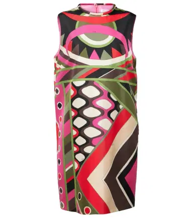 Pucci Vivara silk twill minidress | Thumbnail 1 Pucci Vivara silk twill minidress | Thumbnail 1
