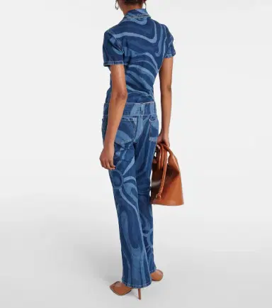 Pucci Marmo belted denim jumpsuit | Thumbnail 2 Pucci Marmo belted denim jumpsuit | Thumbnail 2
