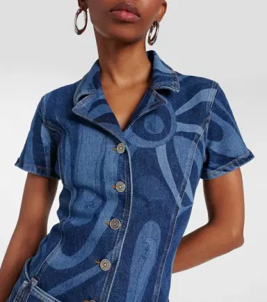 Pucci Marmo belted denim jumpsuit | Thumbnail 7 Pucci Marmo belted denim jumpsuit | Thumbnail 7
