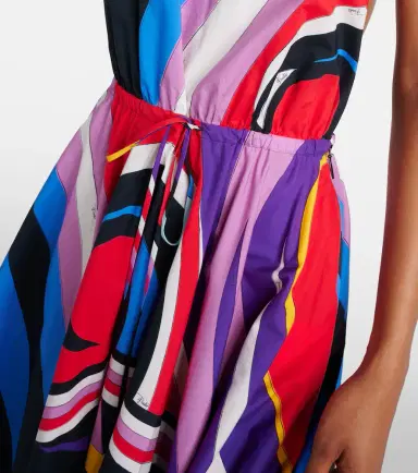 PUCCI Cigni halterneck cotton midi dress | Thumbnail 4 PUCCI Cigni halterneck cotton midi dress | Thumbnail 4